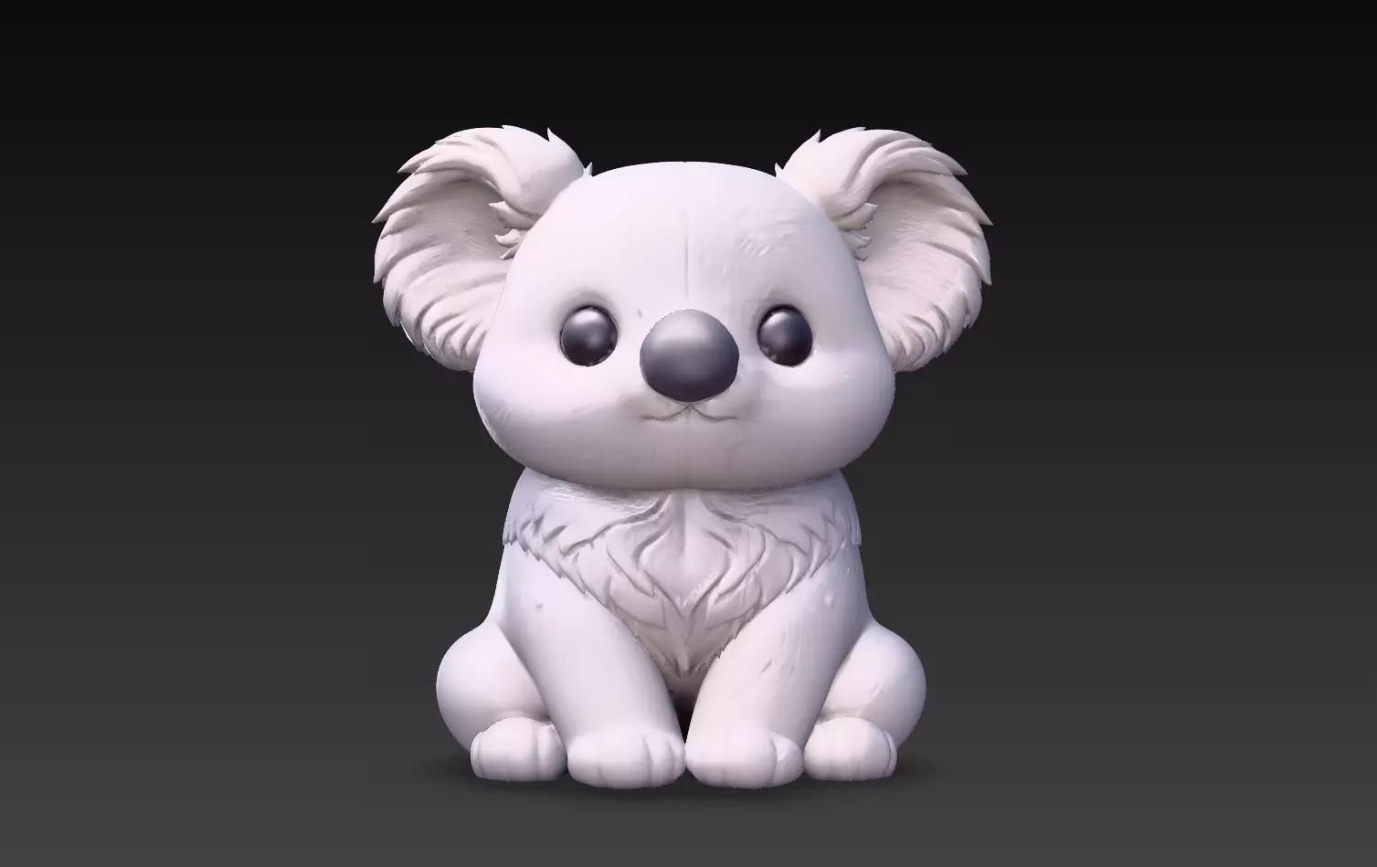 Cute Stylized Koala 3D print model