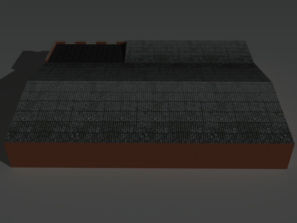 Factory Building 21 Low-poly 3D model_5