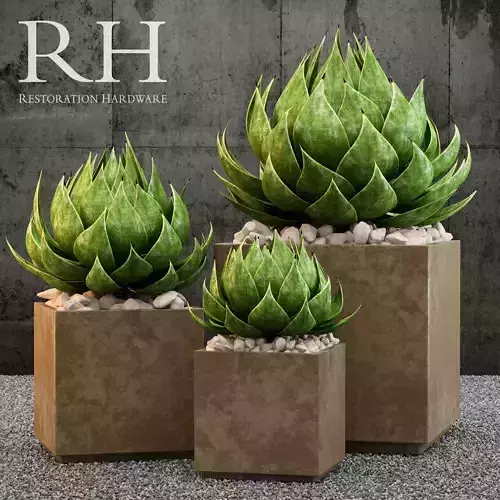 Restoration Hardware metera planter