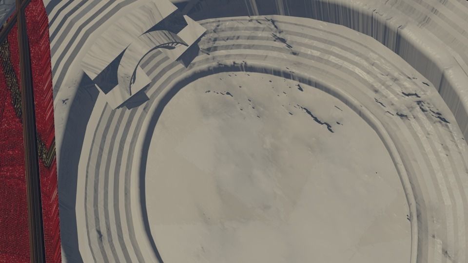 Colosseum leaning tower of pisa Low-poly 3D model_5