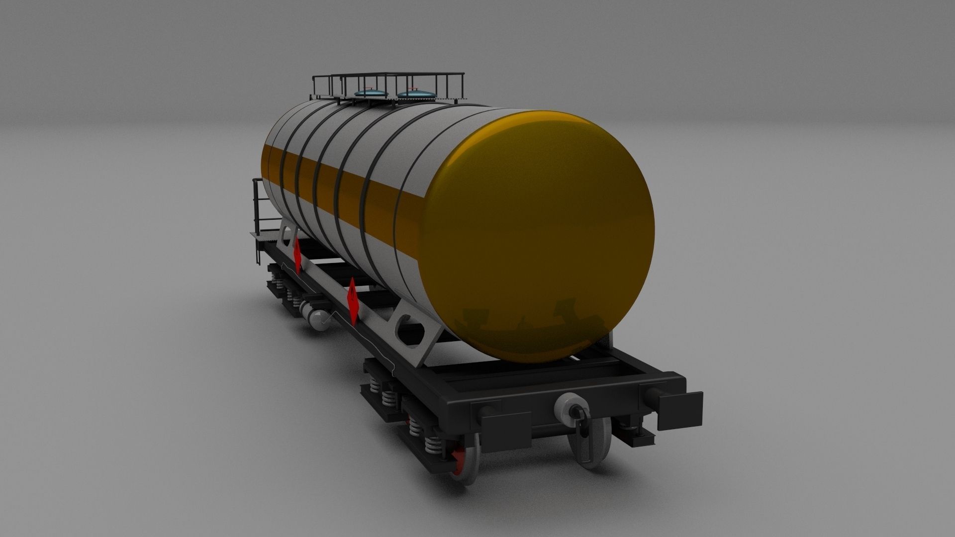Train tanker collection 3D model_5