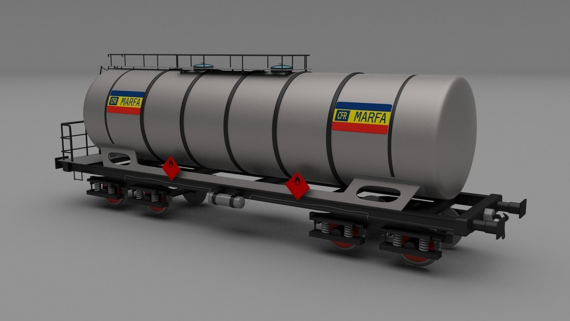 Train tanker collection 3D model_11