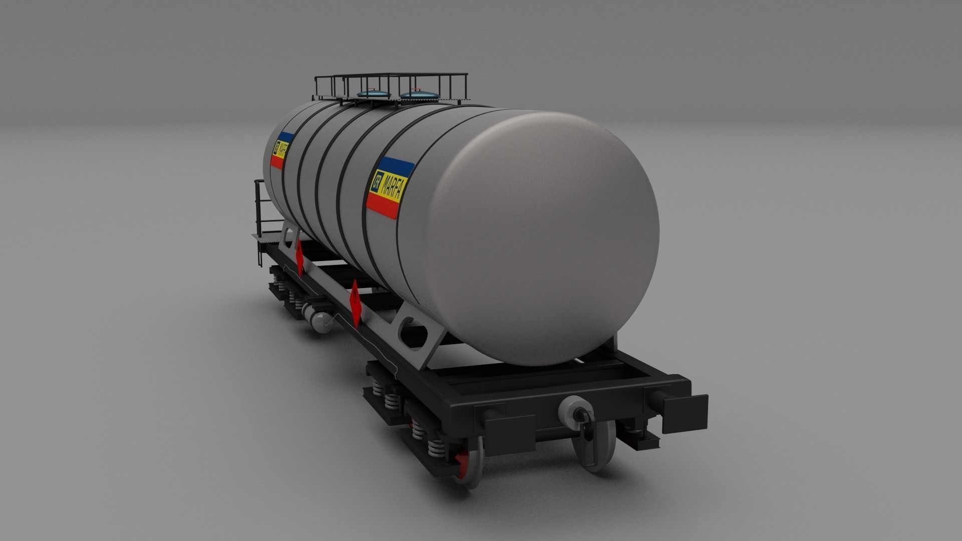 Train tanker collection 3D model_12