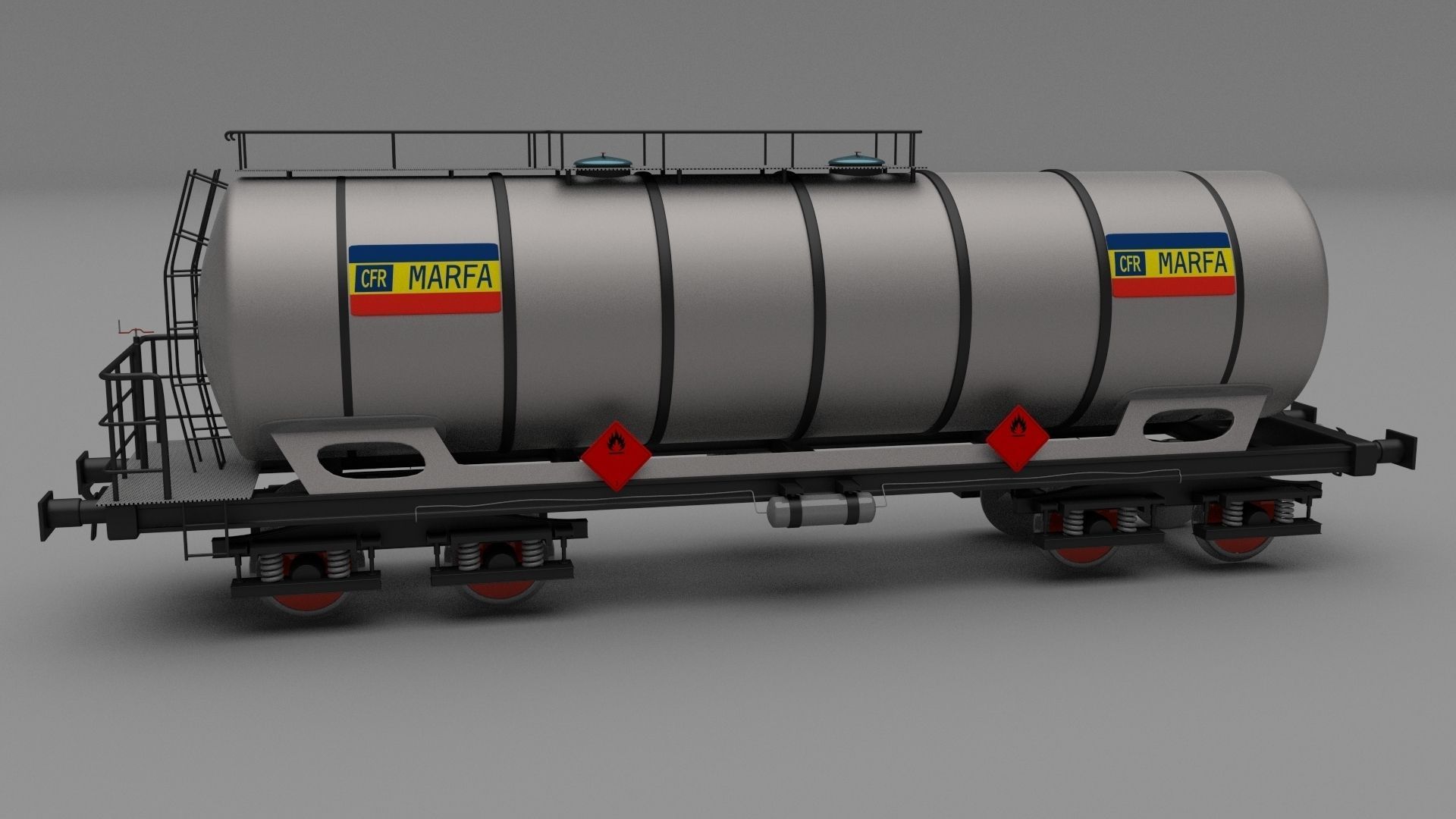 Train tanker collection 3D model_50
