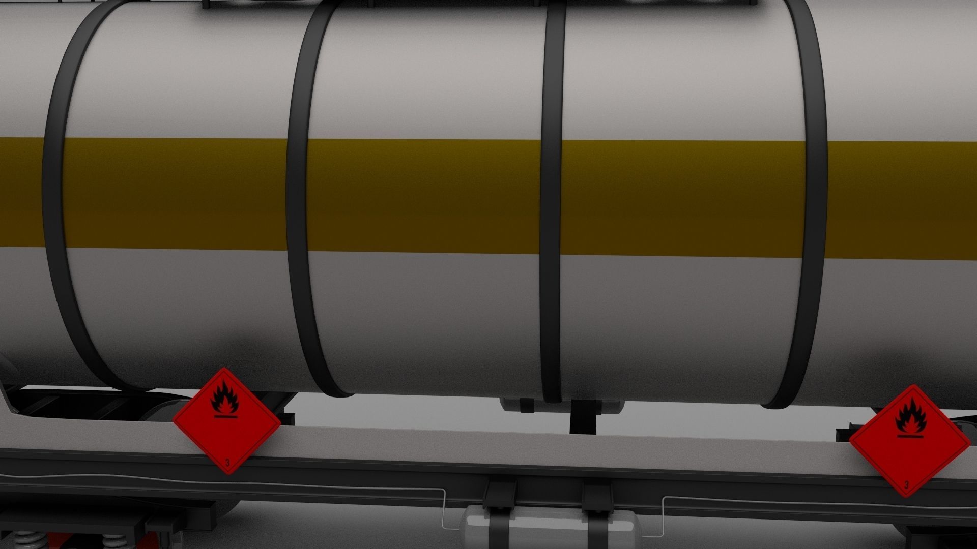 Train tanker collection 3D model_1