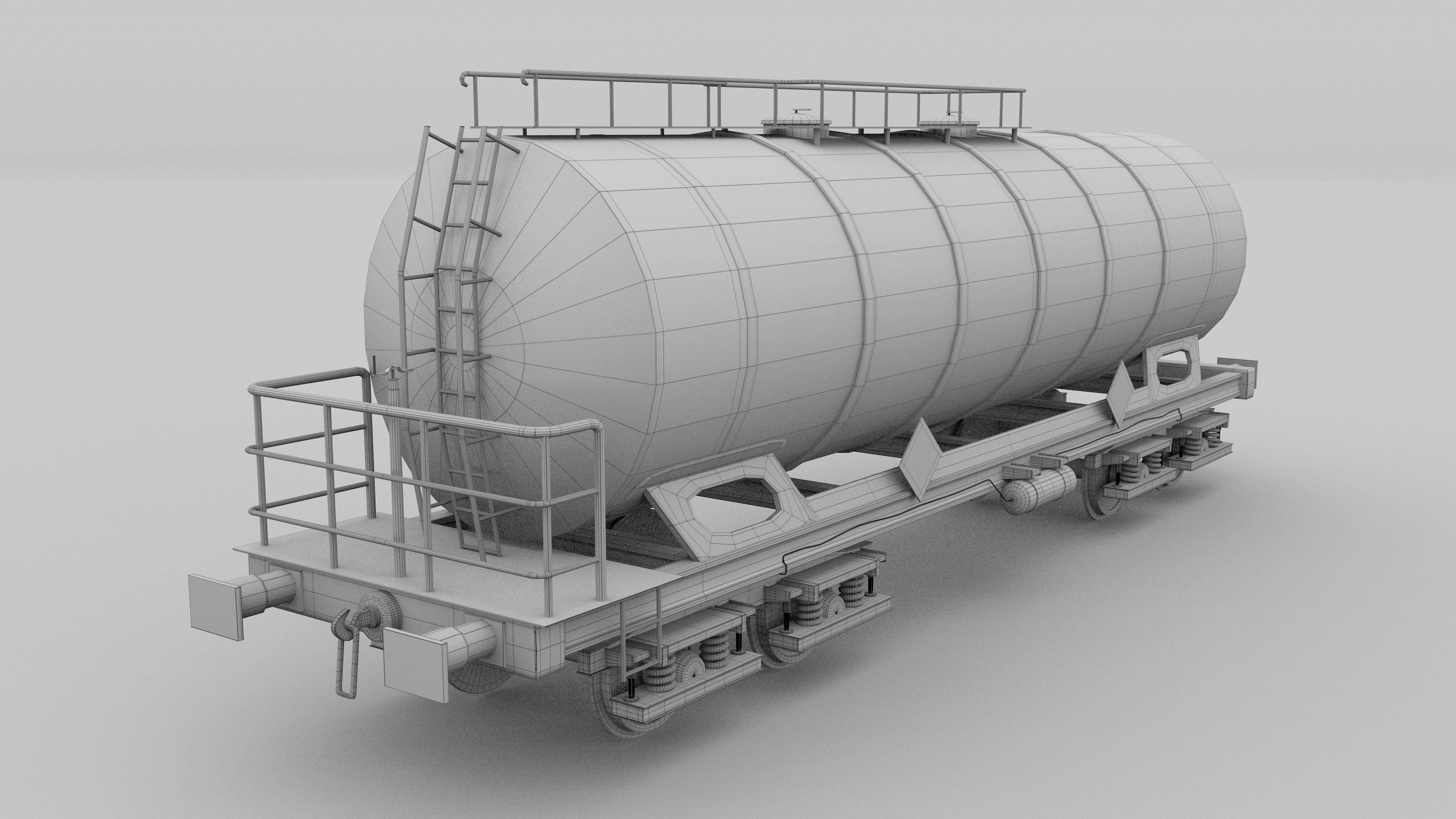 Train tanker collection 3D model_41