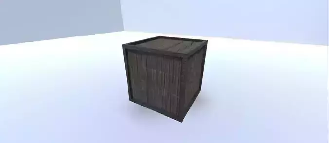Crate wooden box