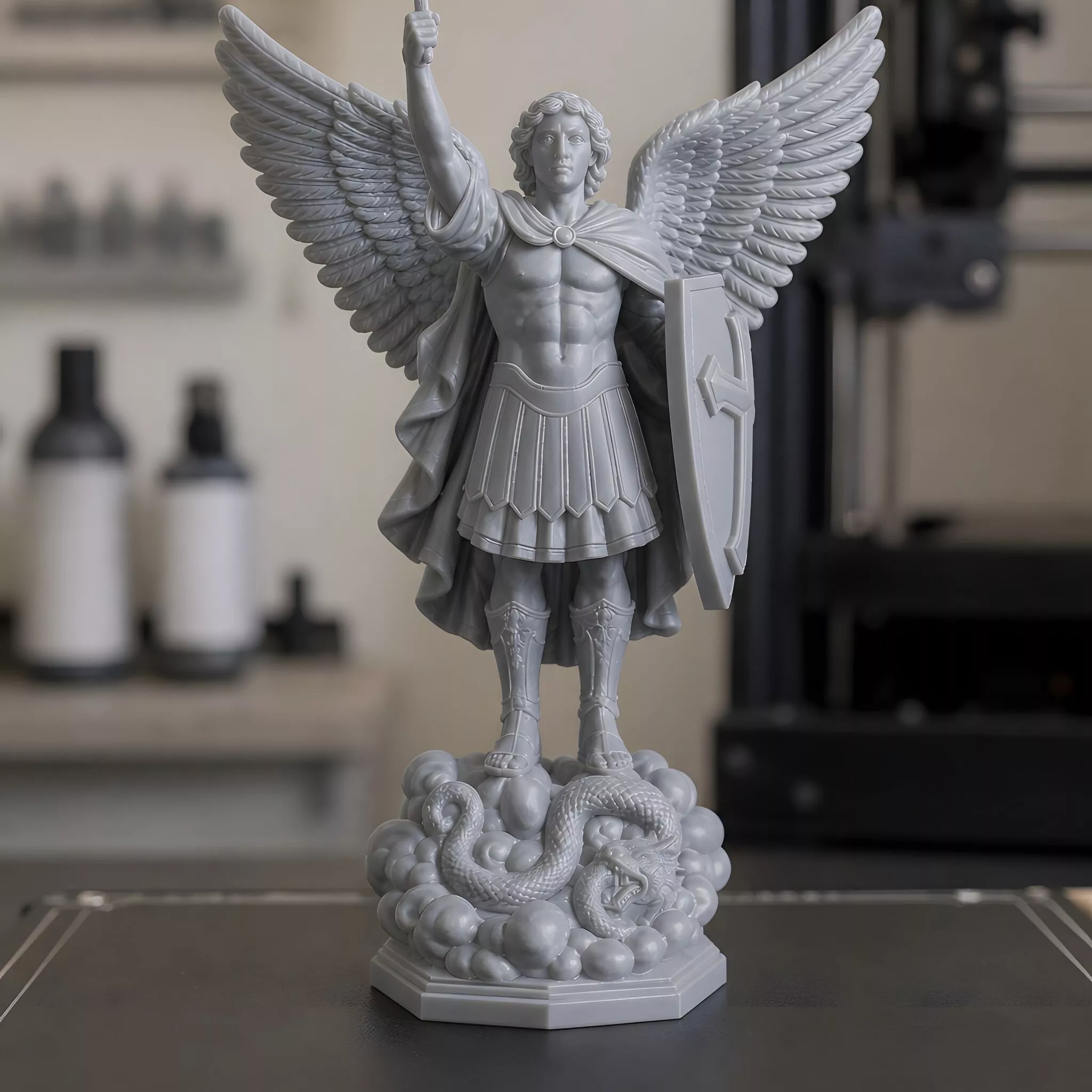 Saint Michael Archangel Warrior 3D Print Model 3D print model