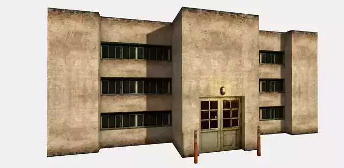 3D Low Poly Building