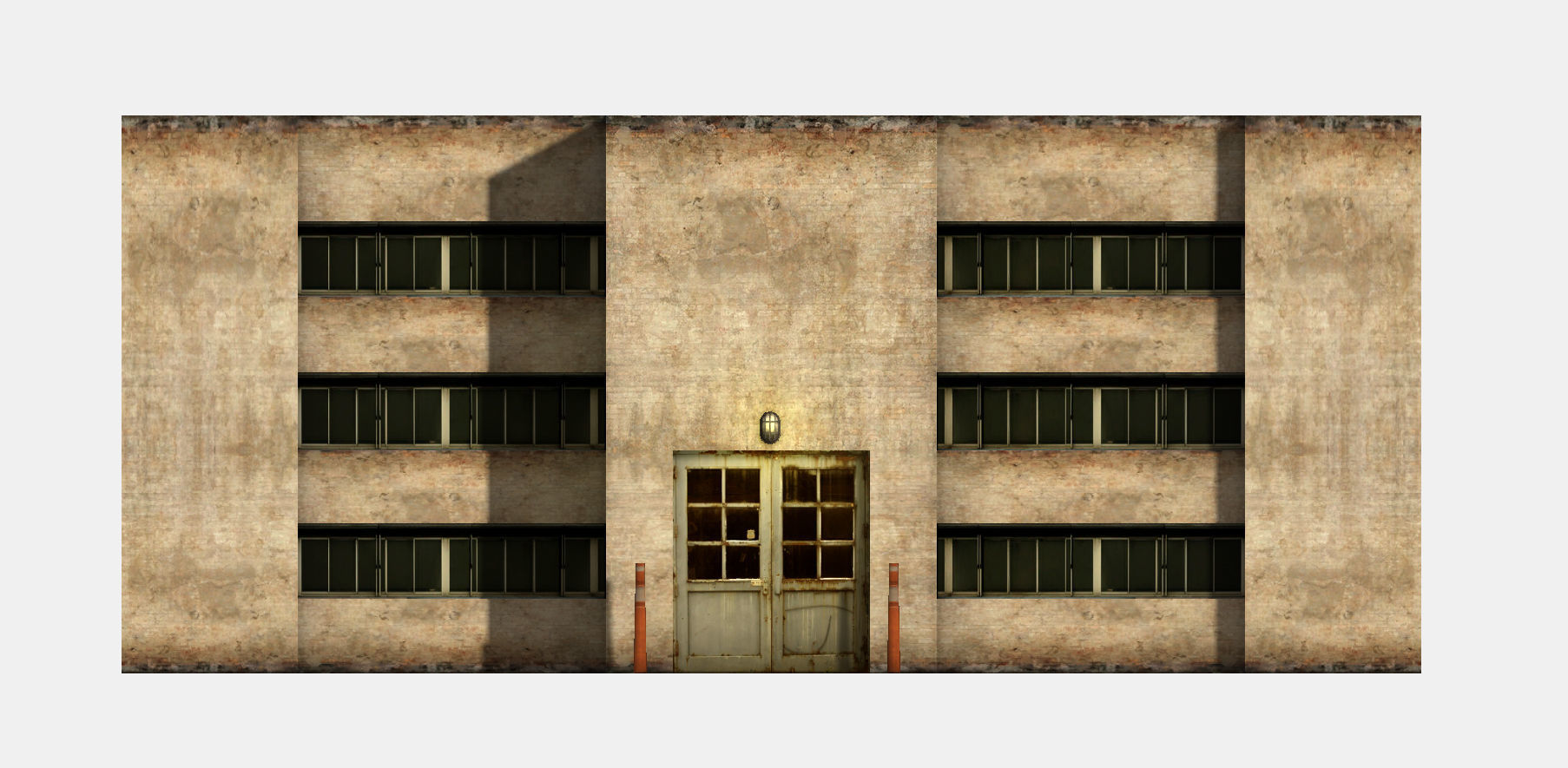 3D Low Poly Building Low-poly 3D model_7