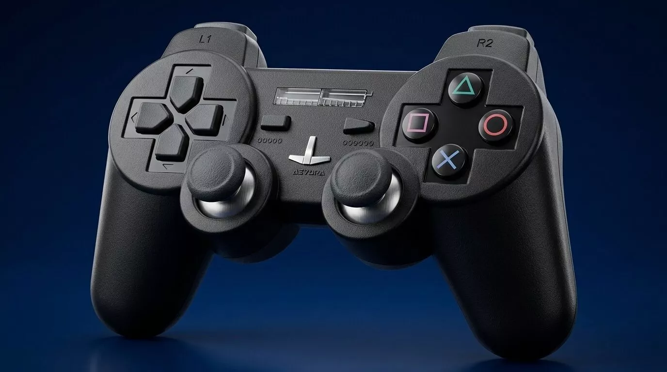 Sony PlayStation 3 PS3 Controllers 3D model