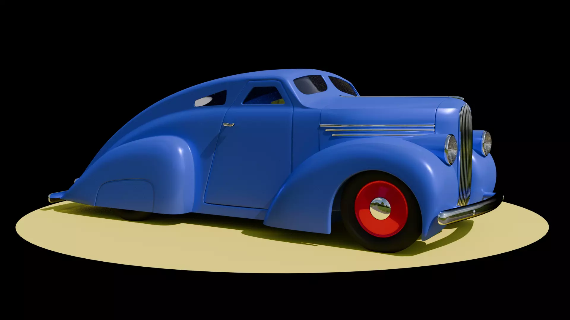 Cartoon Car - The Zapmobile 3D model