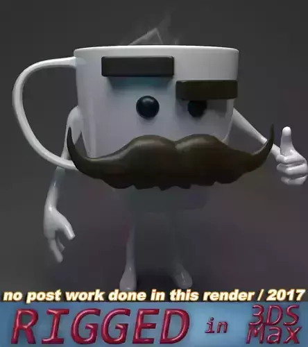 Cup Cartoon 3D model