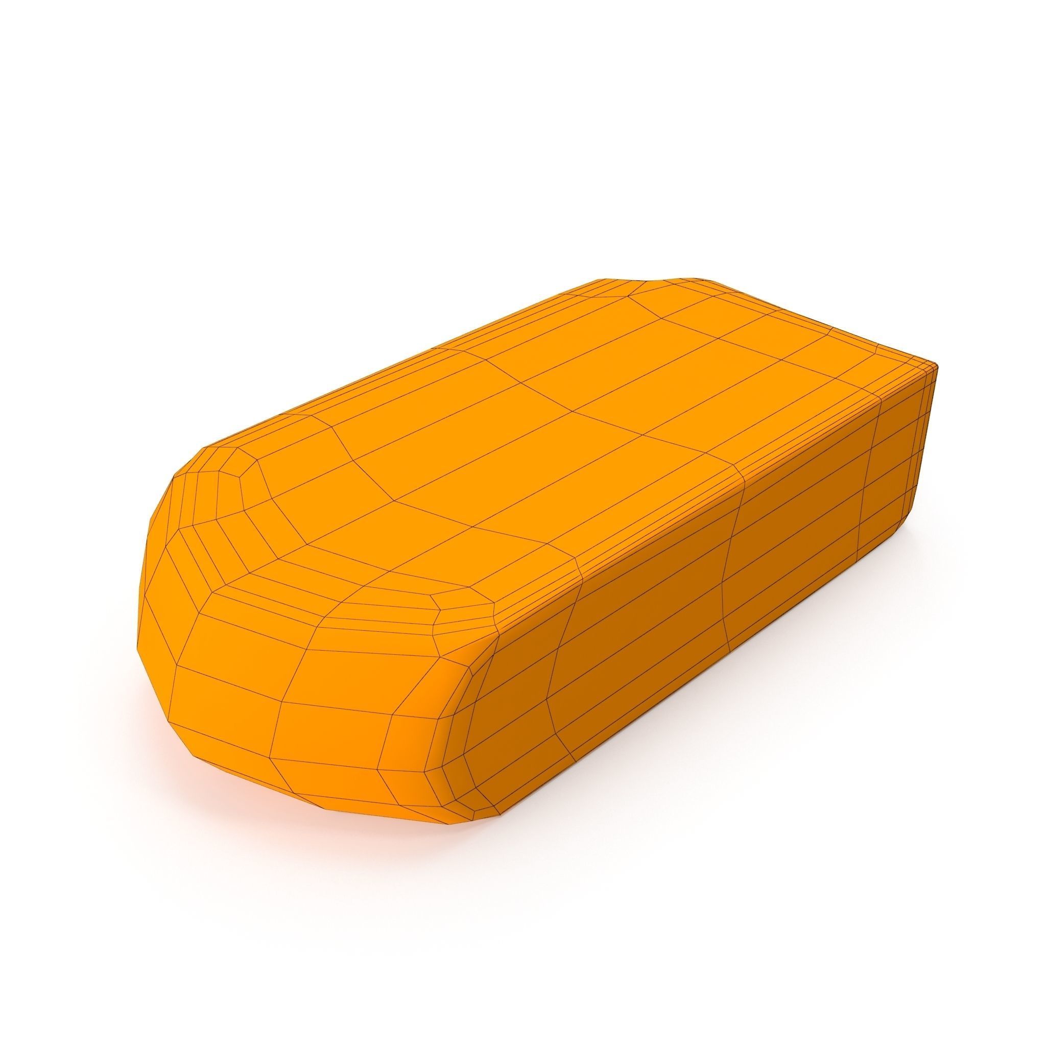 Pencil Eraser 3D model_9
