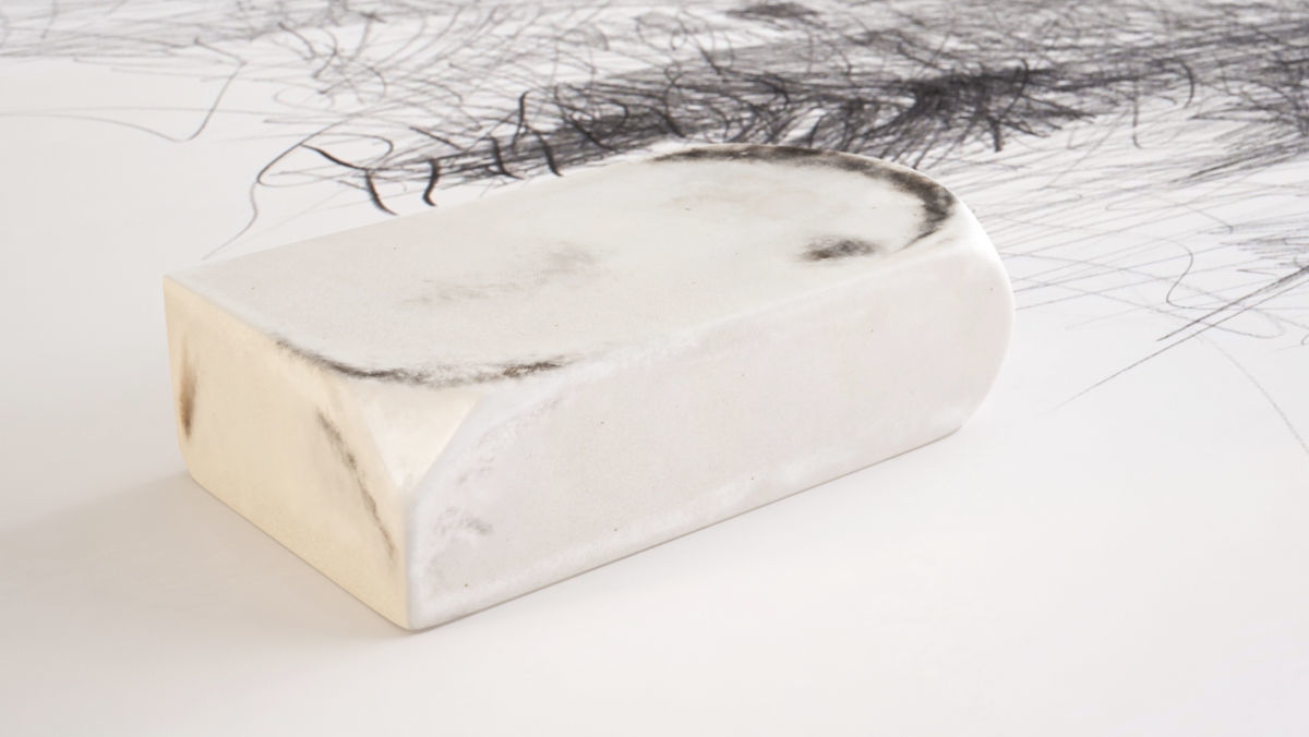 Pencil Eraser 3D model_1