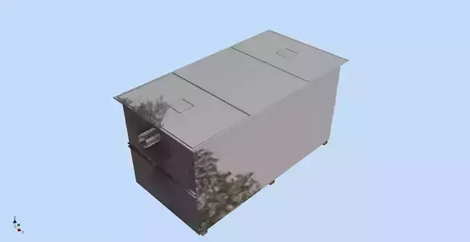 Big grease trap 3D model
