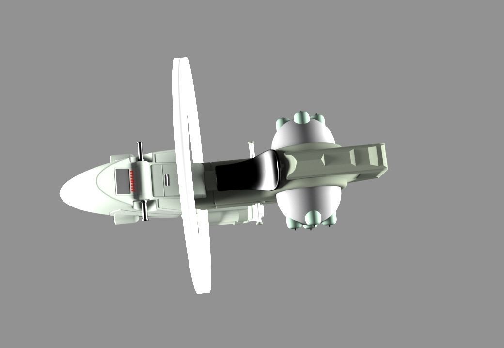 Wormhole glider 3D model_5