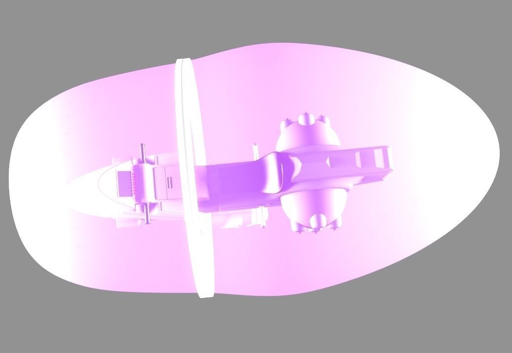 Wormhole glider 3D model_4