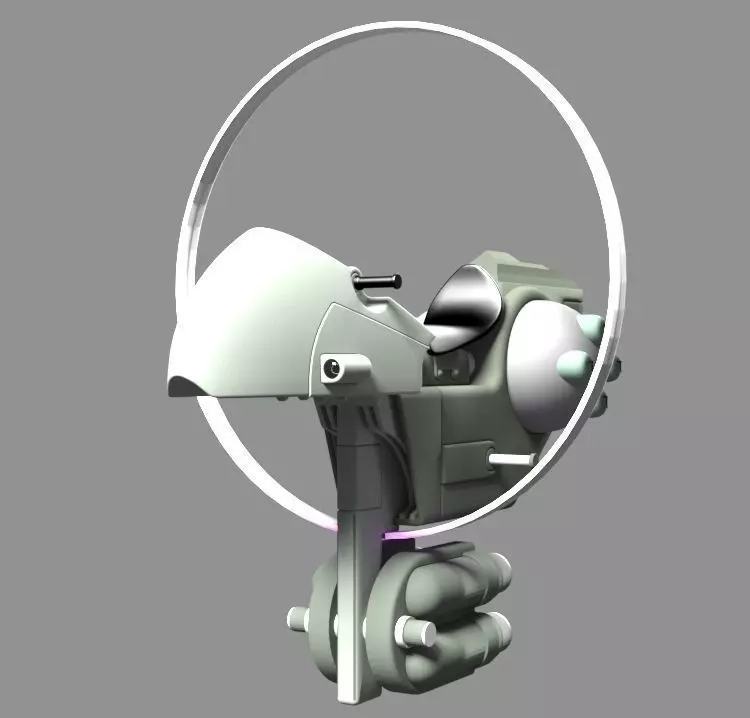 Wormhole glider 3D model_0