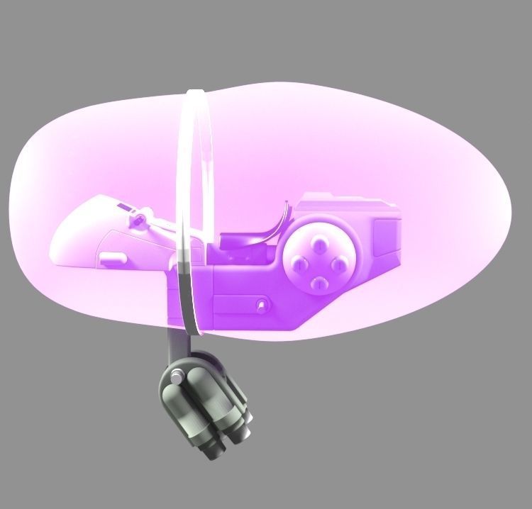 Wormhole glider 3D model_3