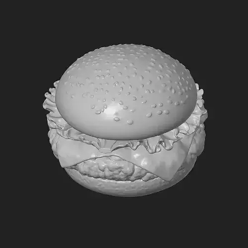 Cheeseburger 3D print model