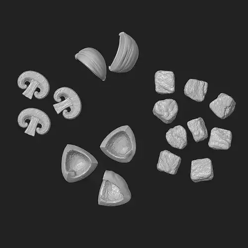 Shish Kabob 3D print model 7