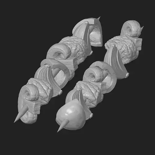 Shish Kabob 3D print model 3