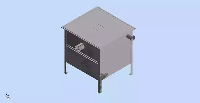 Small grease trap 3D model