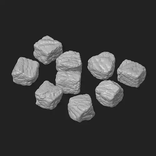 Beef Chunks 3D print model 4