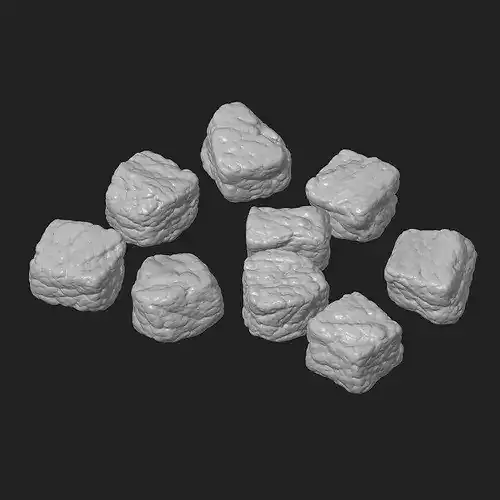 Beef Chunks 3D print model