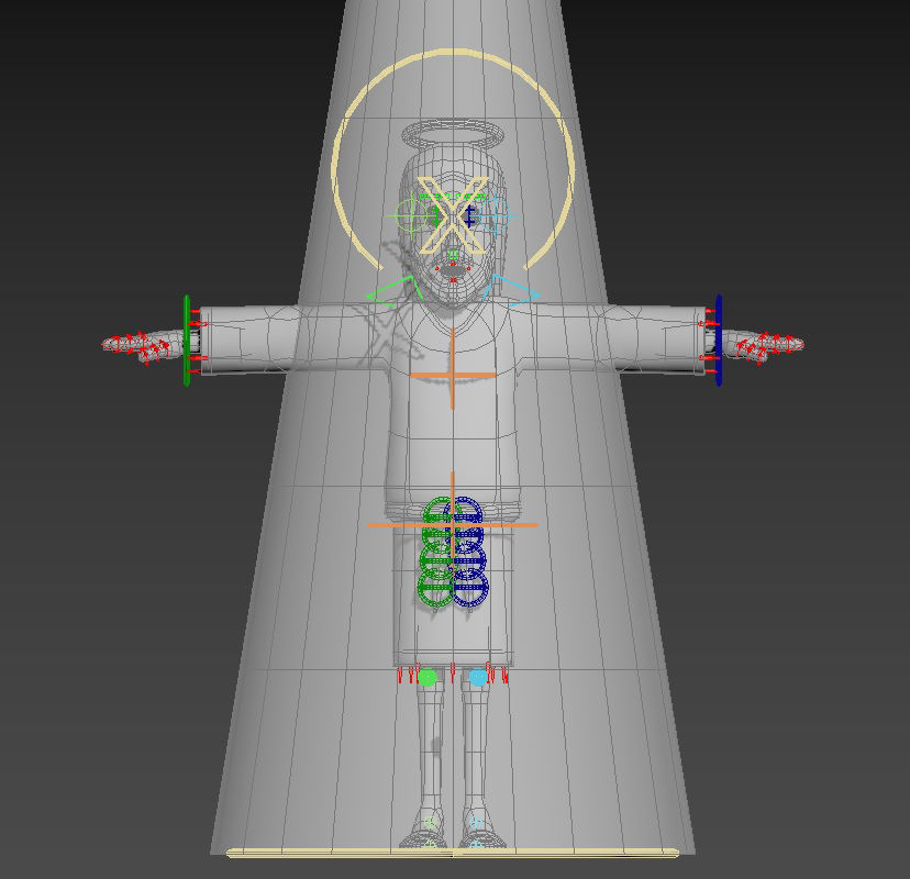 Jesus - dove - graal  3D model_6