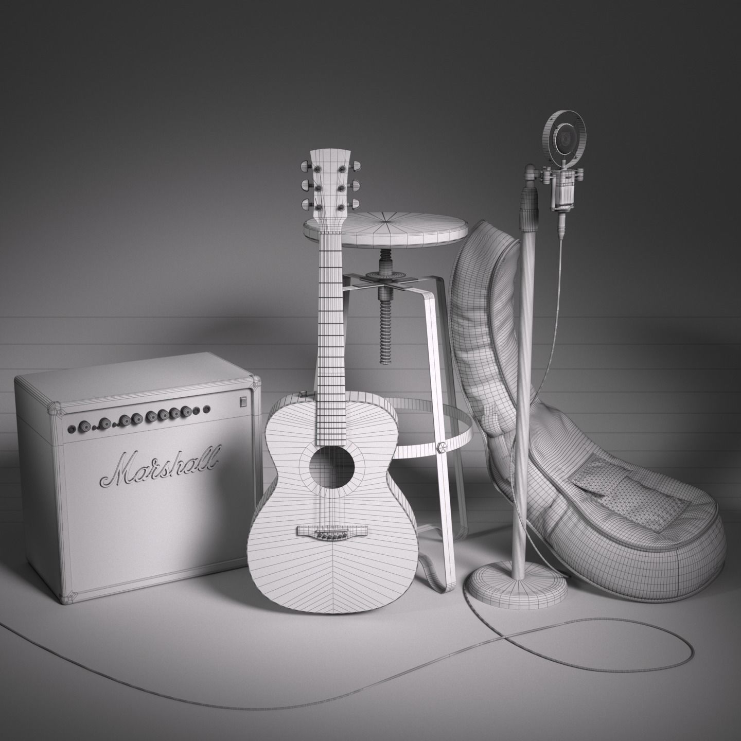 coolections for music  3D model_7