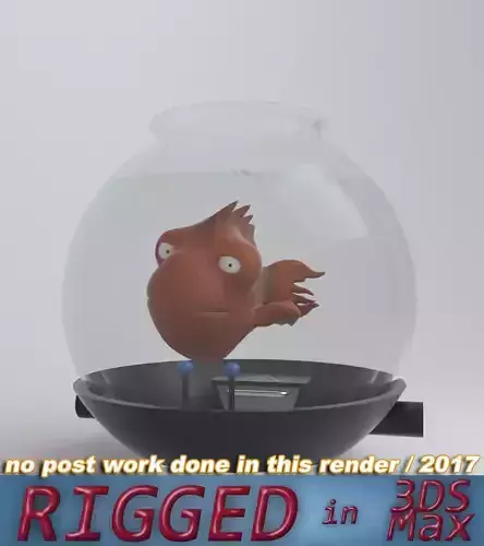 Mechanical fish 3D model