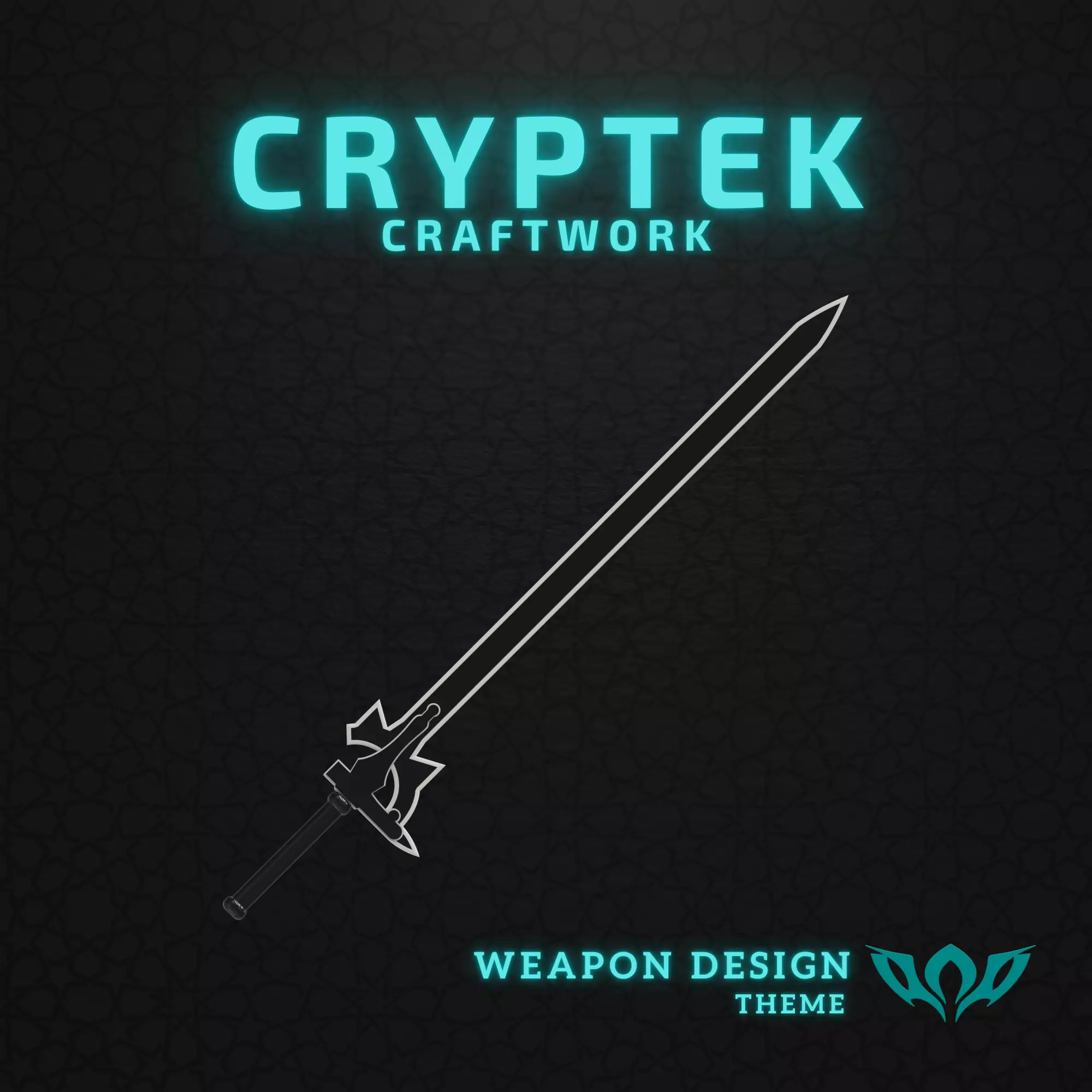 01 Elucidator Sword Sword Art Online SAO - 3D Print 3D print model