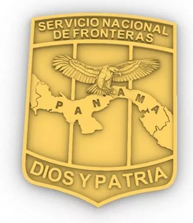 Escudo Servicio Nacional de Fronteras Panama Senafront 3D print model
