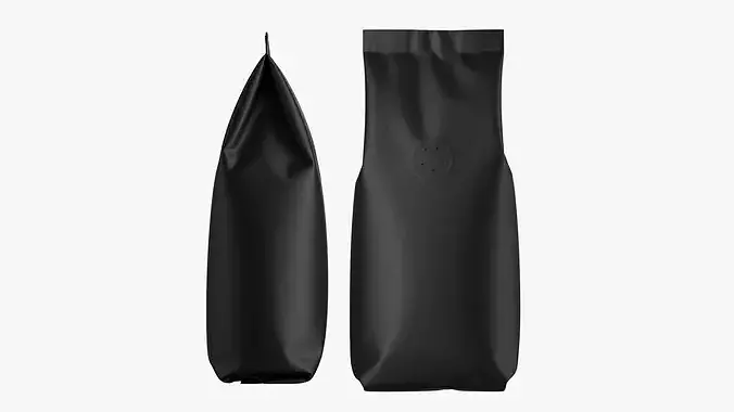 Coffee Bag Mockup 16 3D model