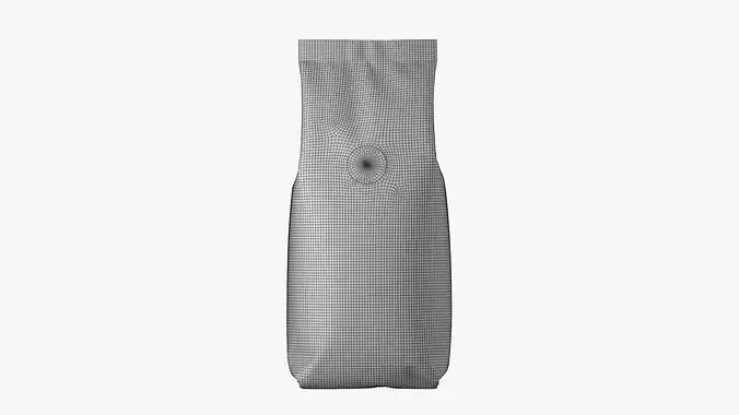 Coffee Bag Mockup 16 3D model 7