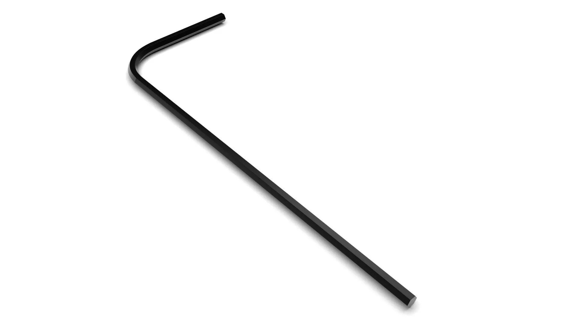 Black Allen Wrench 3D model