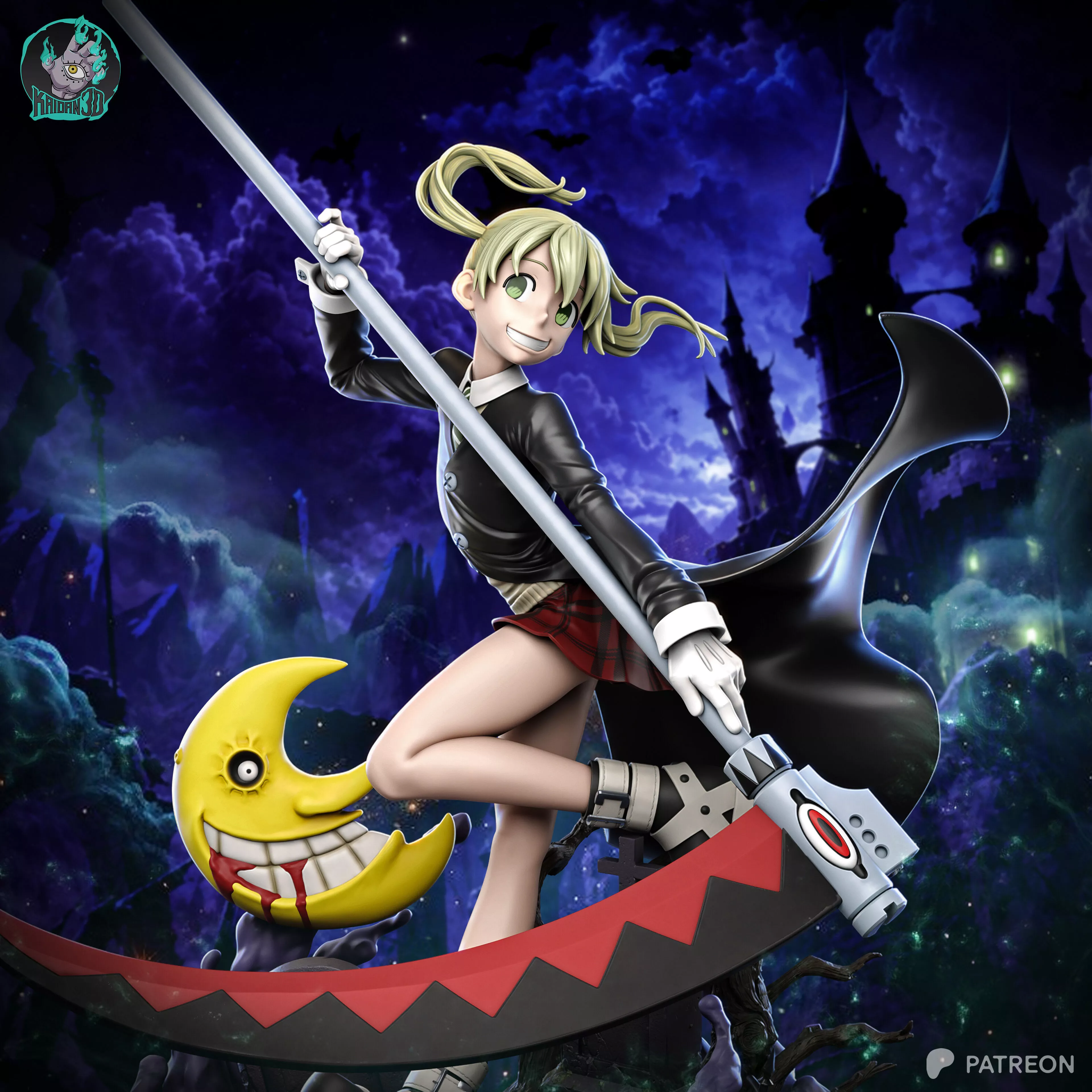 Maka Albarn SOUL EATER - STL Ready for 3D Printing 3D print model