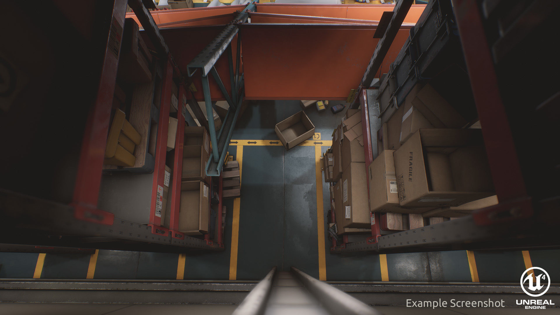 Storage Rack Collection - Modular Game ready props Low-poly 3D model_3