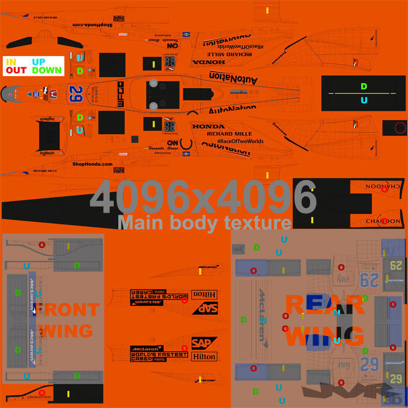 Indycar Alonso 2017 3D model_16