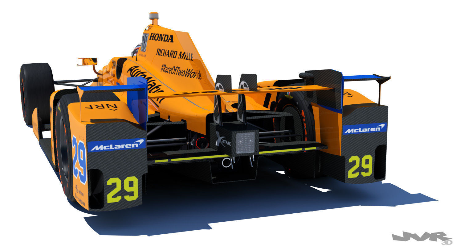 Indycar Alonso 2017 3D model_6