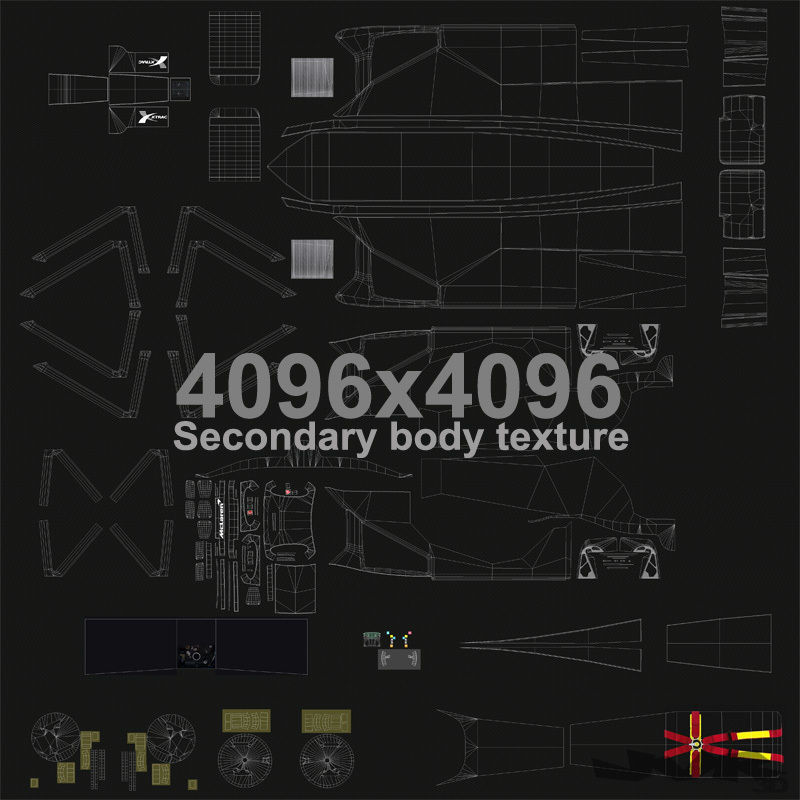 Indycar Alonso 2017 3D model_17