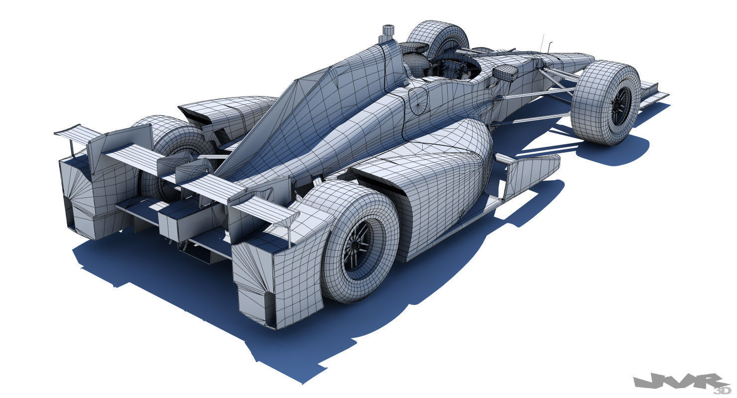 Indycar Alonso 2017 3D model_14