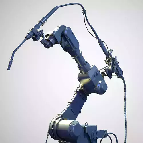 Industrial Welding Arm Hires 3D model