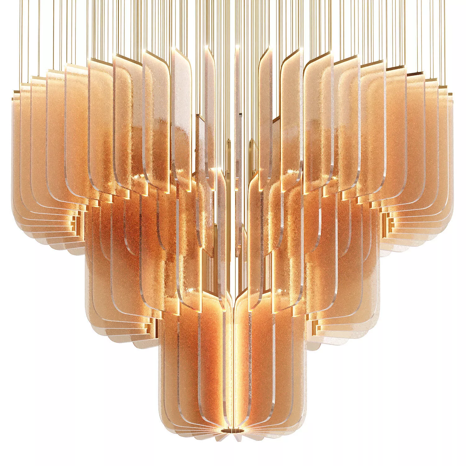 3 Layer Rounded Shape Drifting Lights 3D model