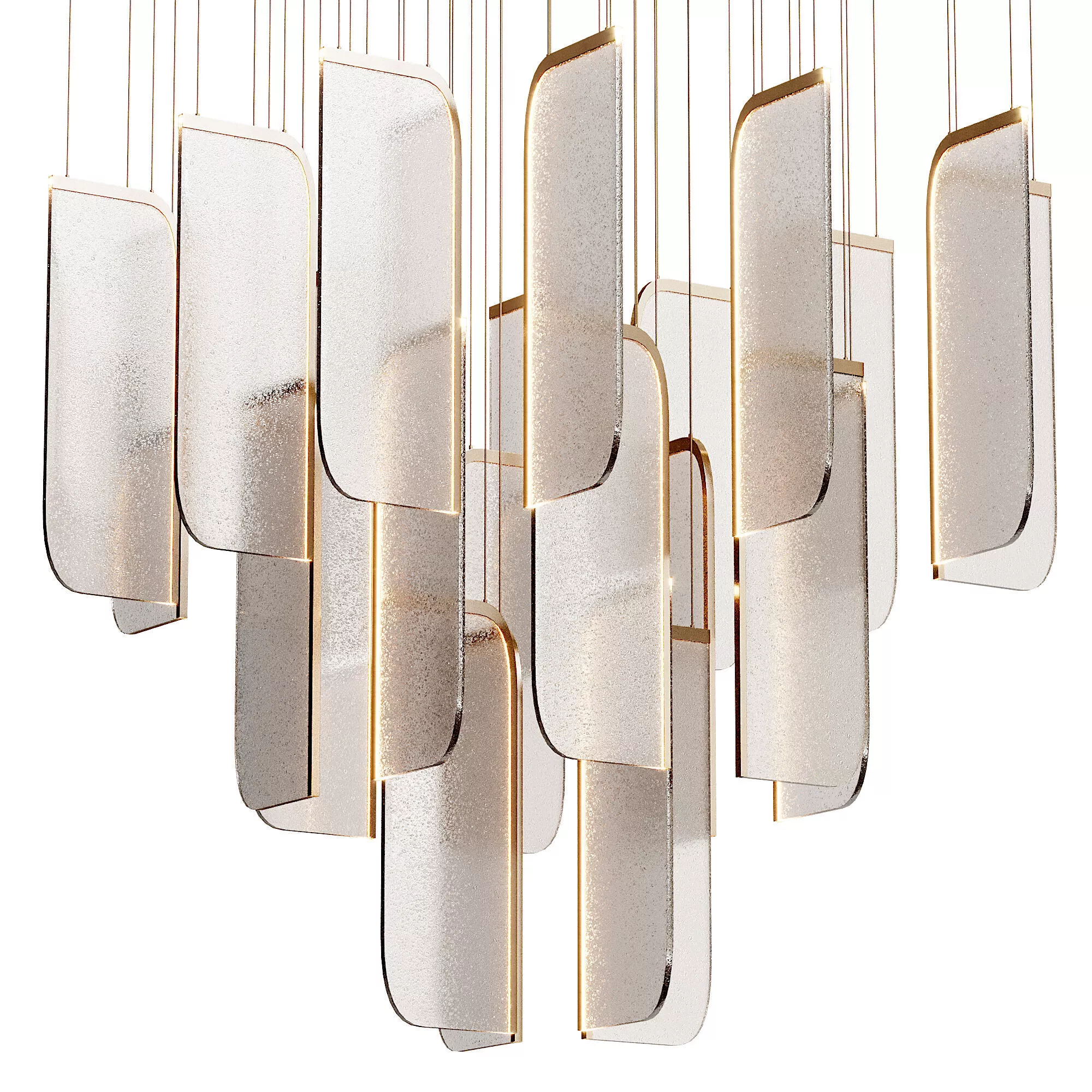 Grid Shape Drifting Lights 3D model