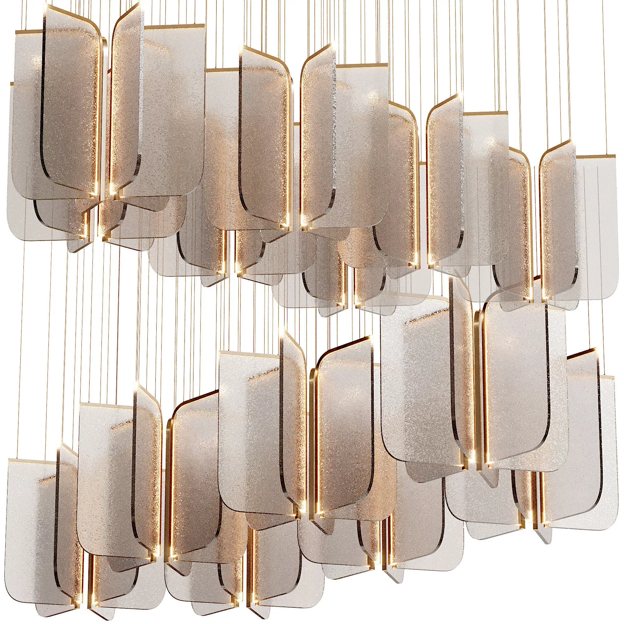 Hexa Shaped Drifting Lights 3D model