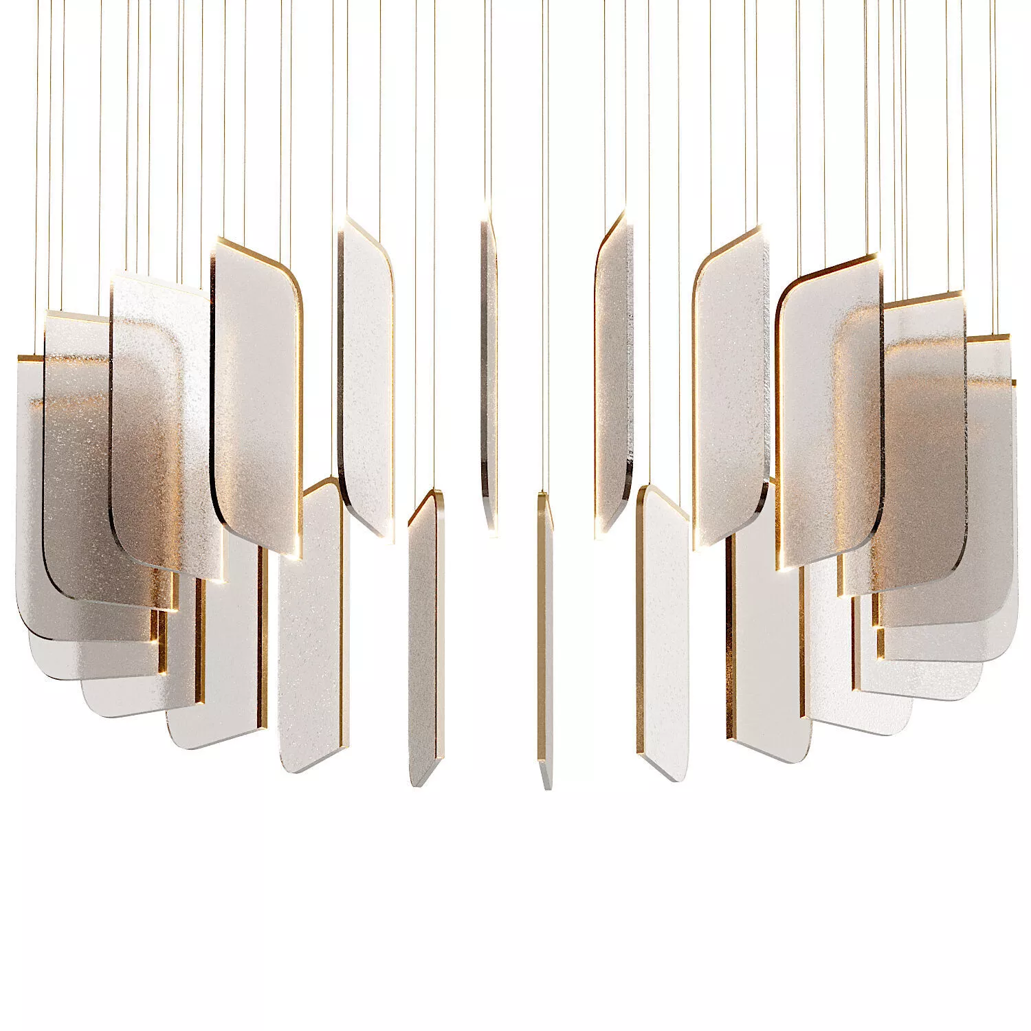 Rounded Shape Drifting Lights 3D model