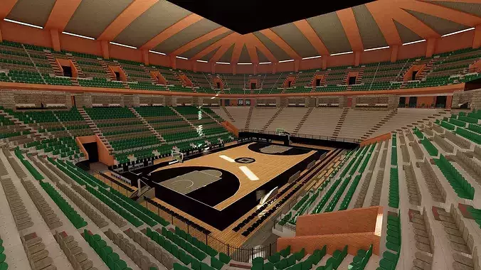 Basketball Stadium-Basketball football